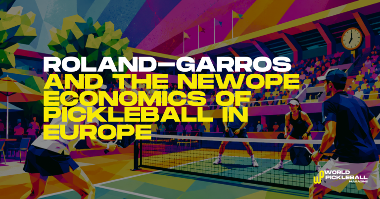Roland Garros pickleball at French Open venue