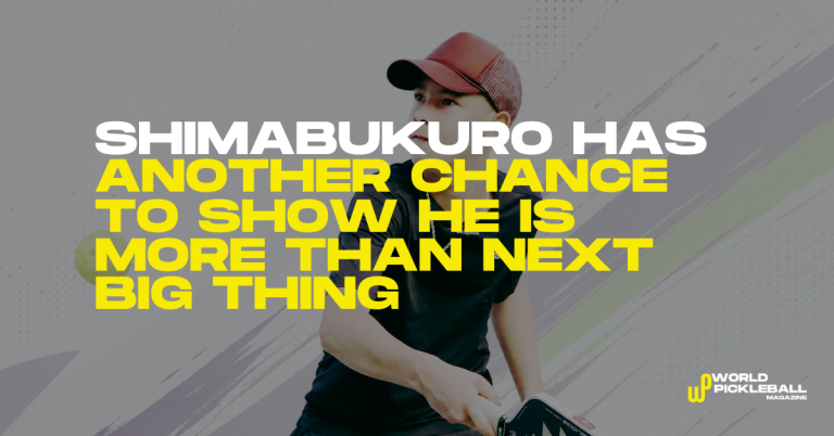 Tama Shimabukuro pickleball player at Macao Open